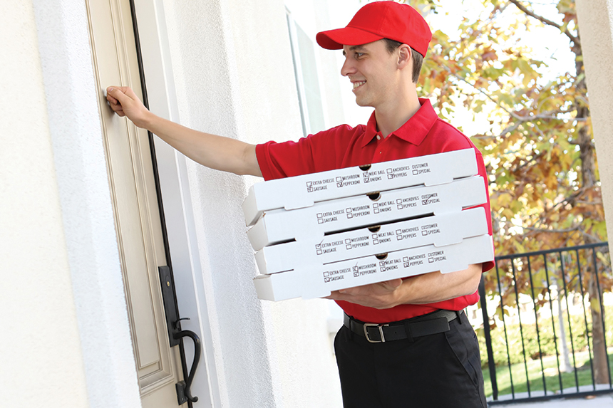 pizza dostawca kierowca