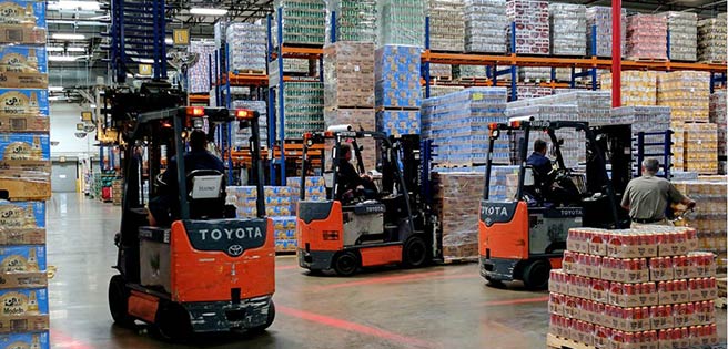 magazyn z napojami alko