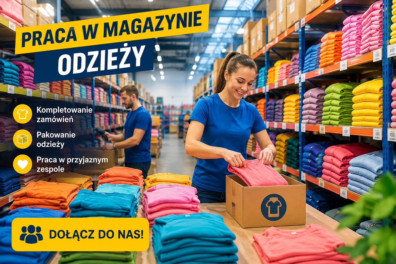 magazyn z odzieza praca Austria